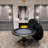 Round Poker Table with chip tray Jumbo Size Cupholder Speed Cloth for 8 Players