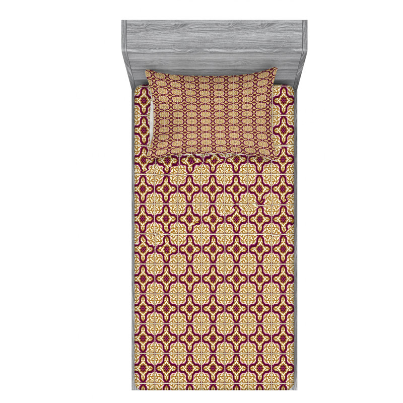 Microfiber Sheet Set, Twin Sheet Set with Fitted Sheet