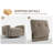 360° Swivel Corduroy Recliner Chair for Adults – Rocking Glider Armchair with Adjustable Backrest & Footrest – Cozy Upholstered for Nursery, Living Room, Bedroom, Office, Apartment – Warm Gray-1501000940