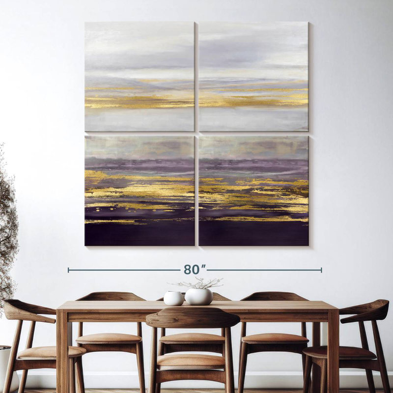 Avery Amethyst Reflections I, 74'' H x 74'' W