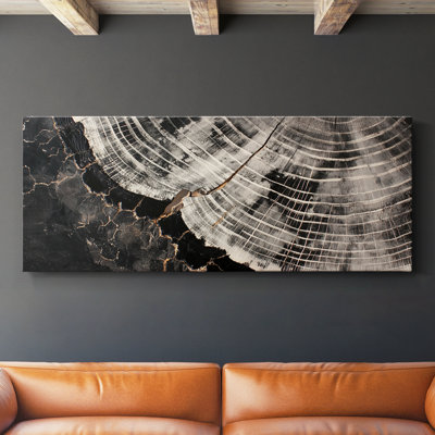 Toile tendue avec châssis abstrait Series # # XVIII-Wide
