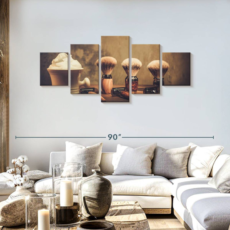 Groomed Gentleman's Salon, 30" H x 68" W