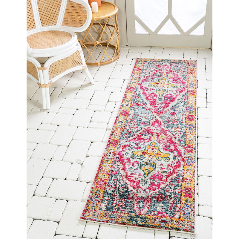 Abstract Indoor Rug, Runner 2' x 6'7"