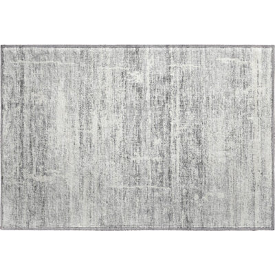 Premium Machine Washable Gerardo Silver Rug
