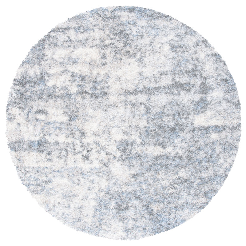 Artur Shag 200 Performance Abstract Rug, Round 3'3"