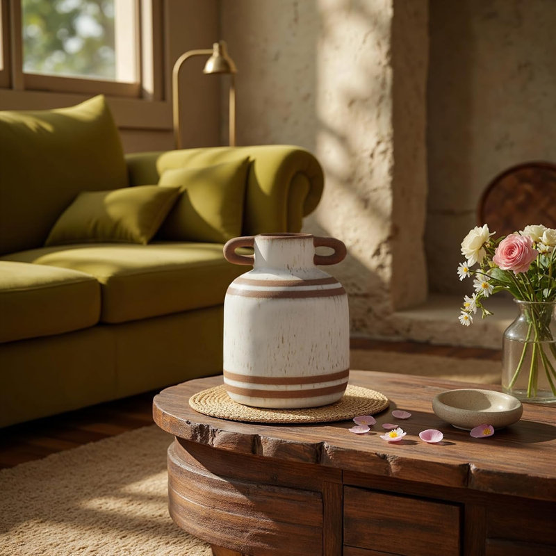Simple Farmhouse Ceramic Vase