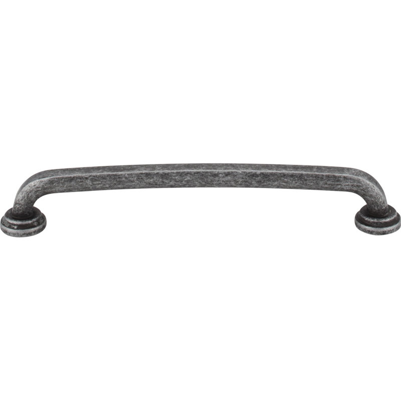 Bremen I Bar Pull, Distressed Antique Silver, 6 5/16"