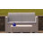 Alderman Faux Rattan Loveseat with All-Weather Cushions-1877930298