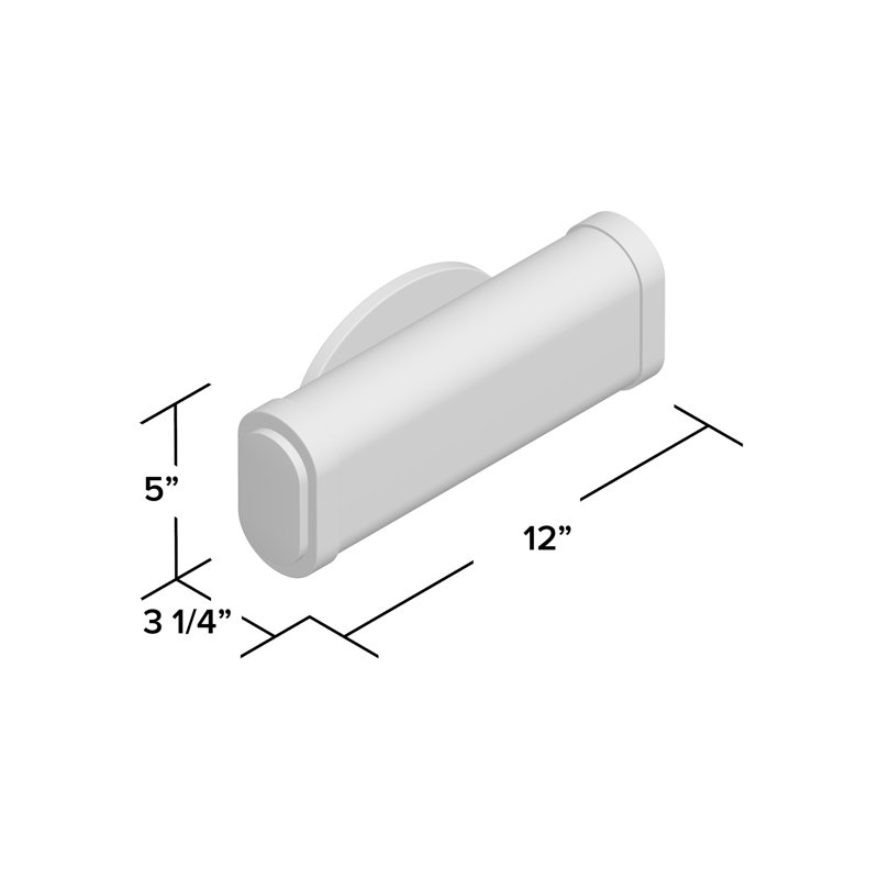 Alchiba LED Flush Mounted Sconce, Brushed Nickel