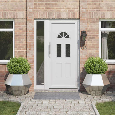  Planter 2 Pcs Silver Galvanised Steel