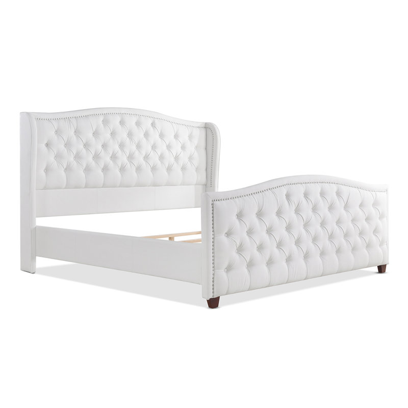 Coleman Upholstered Wingback Bed