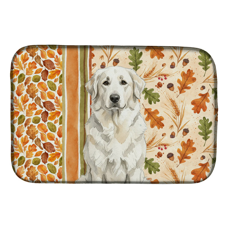 Tapis blanc pour vaisselle