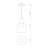 1 - Light LED Single Pendant-64112452-64145082