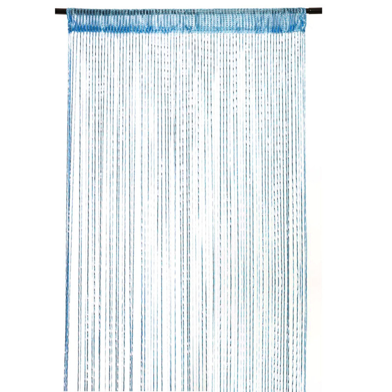 Argonne Semi Sheer Curtain Single Panel, Blue