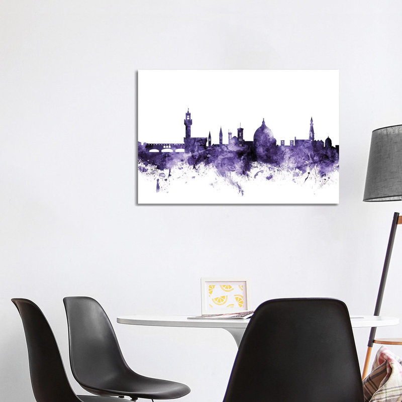 Florence, Italy Skyline by Michael Tompsett - 1 Piece Wrapped Canvas Painting, 101.6 cm H x 66.04 cm W x 1.91 cm D