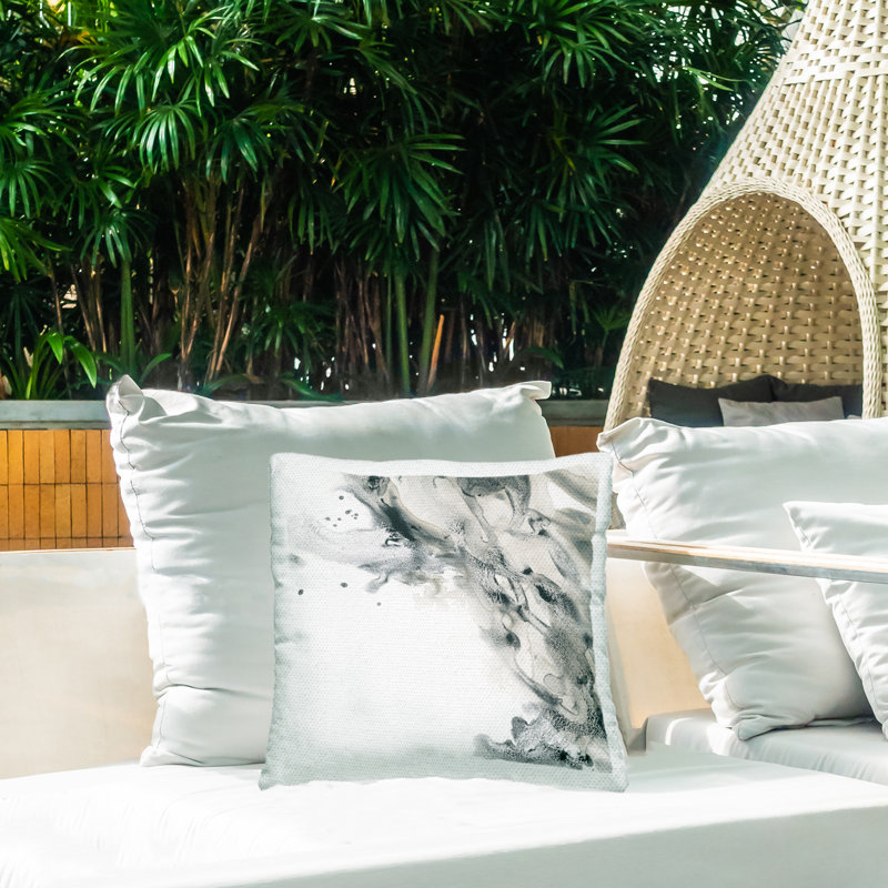 Abstract Outdoor Throw Pillow