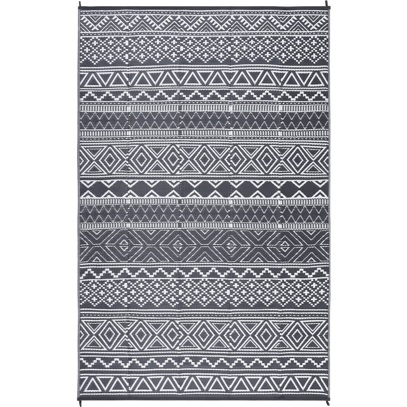 Boho Outdoor Mats Plastic Straw Rug Waterproof Vintage Washable Outdoor Rug for Garden Backyard Picnic Camping RV Deck Beach Trailer