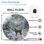Horloge murale en verre 12 po