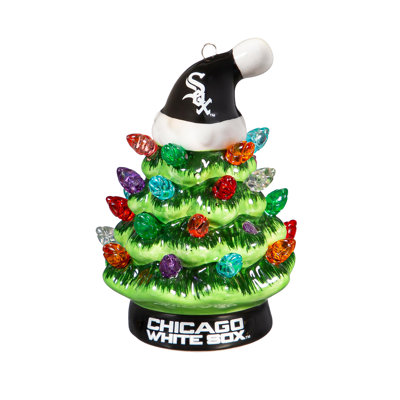 Mini arbre de Noël à DEL 4 pi Chicago White Sox