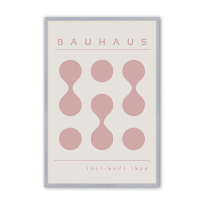 Pink Bauhaus Flow I Print