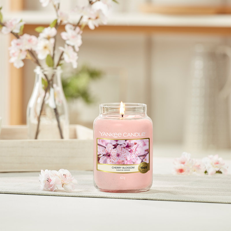 Cherry Blossom Scented Jar Candle