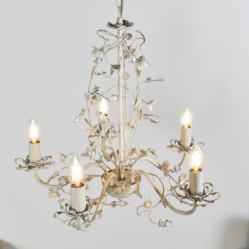 Charline 5 - Light Candle Style Chandelier