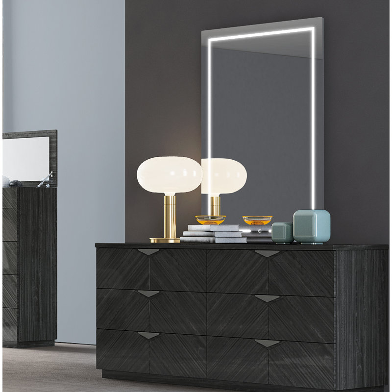 Commode double 6 tiroirs Bacote