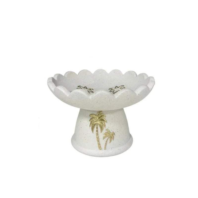 Decorative Tray - Palm Tree Design Ceramic Small