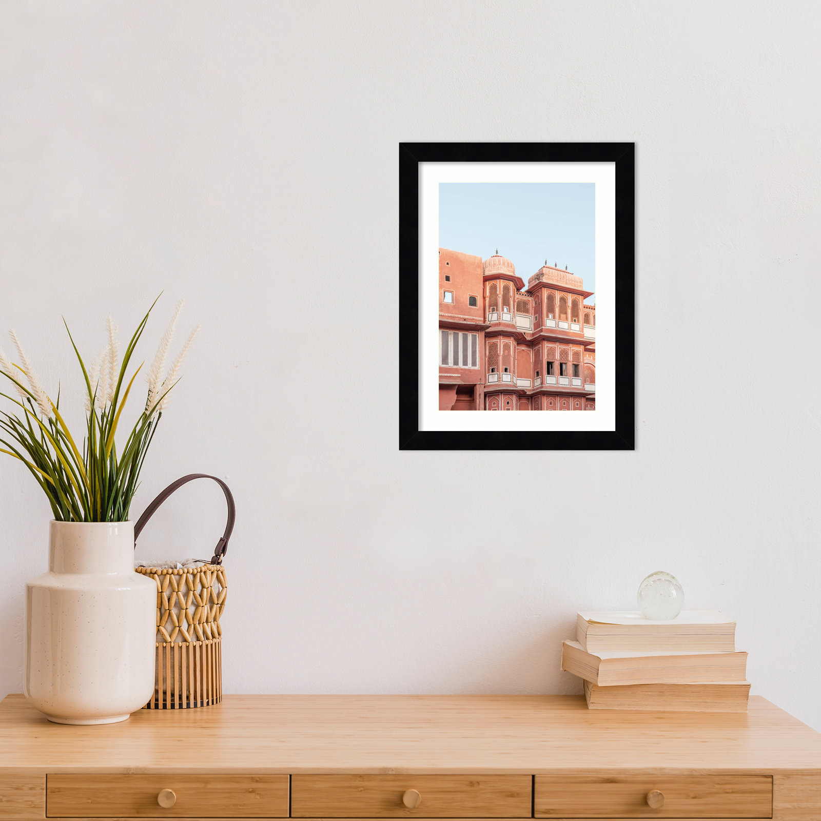 Palace by Shot by Clint Wood Framed Wall Art Print, Black, 13" H x 10" W