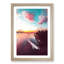 Vancouver Canada at Night - Picture Frame Painting Print-55605036-55605037