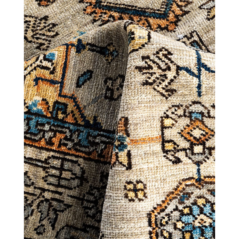 Serapi One-of-a-Kind 4' 1" X 5' 10" Hand Knotted Area Rug