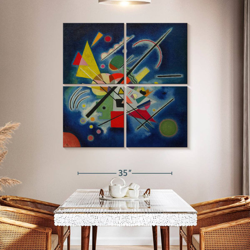 Blue Painting 1924, H 45 po x l 45 po