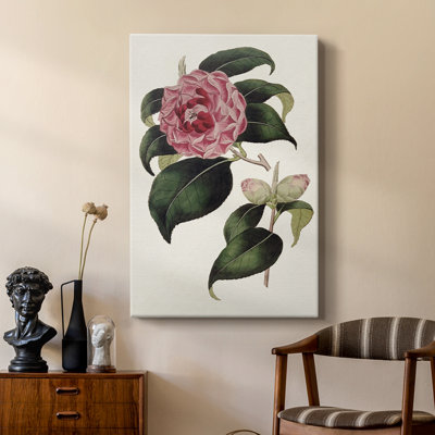 Pink Floral Mix III -Custom Wrapped Gallery Cavas