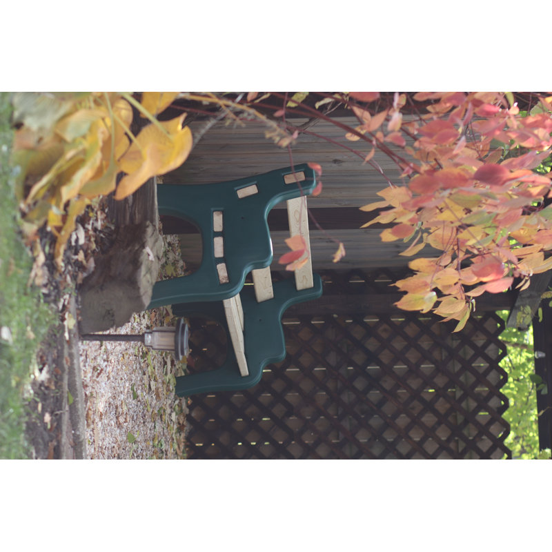 Ensemble de bouts de banc de loisirs DIY - Construisez votre propre banc d'extérieur ou de patio - Convient aux 2 x 4 standard, quincaillerie non incluse - Fabriqué aux États-Unis par (vert)