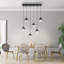 Mechra 6 - Light Black Kitchen Island Pendant