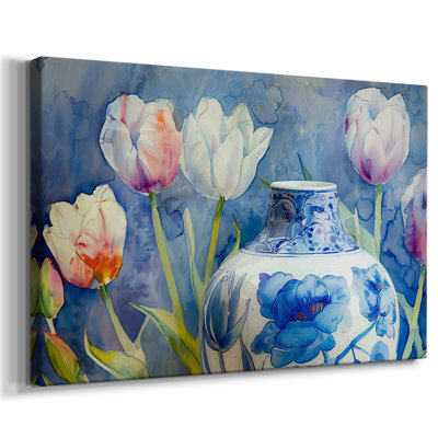 Série Floral-CIV -Galerie enveloppée Cavas