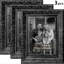 Cadre photo décoratif noir 3 pièces pour présentation de photos 8 po x 10 po-1619483182-1619483186-1619483183