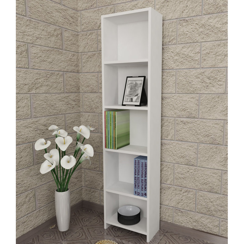Bibliothèque standard H 63 "x l 15,35" Michale, (5 tablettes) H 63 po x l 15 po x P 8 po