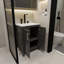 Meuble-lavabo de salle de bain avec lavabo