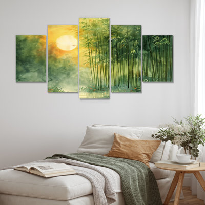 Bensville - Bamboo Wall Art Print Set