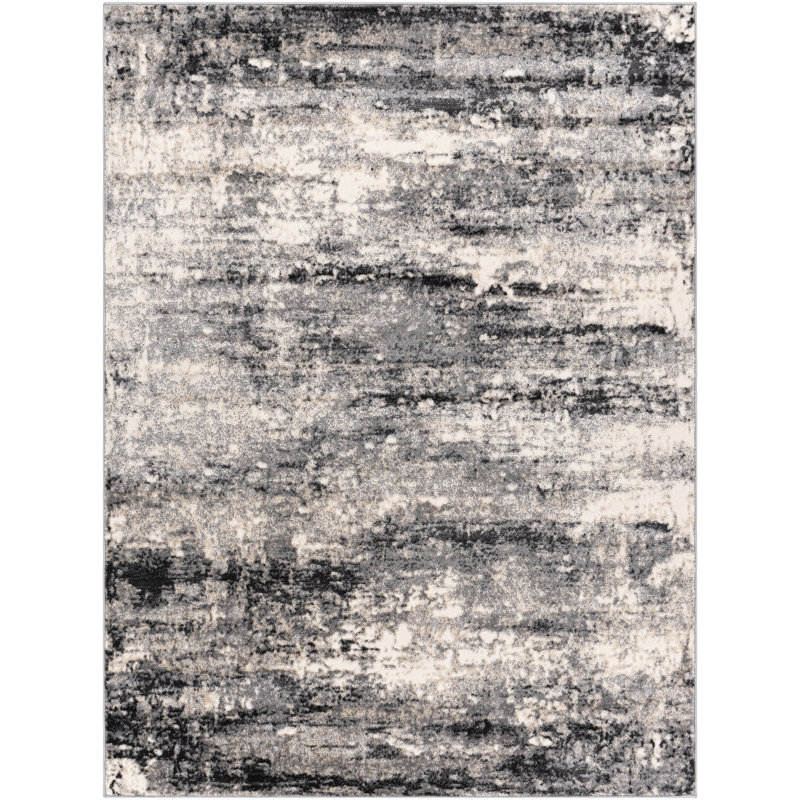 Flatweave Abstract Indoor Rug, Rectangle 5'2" x 7'