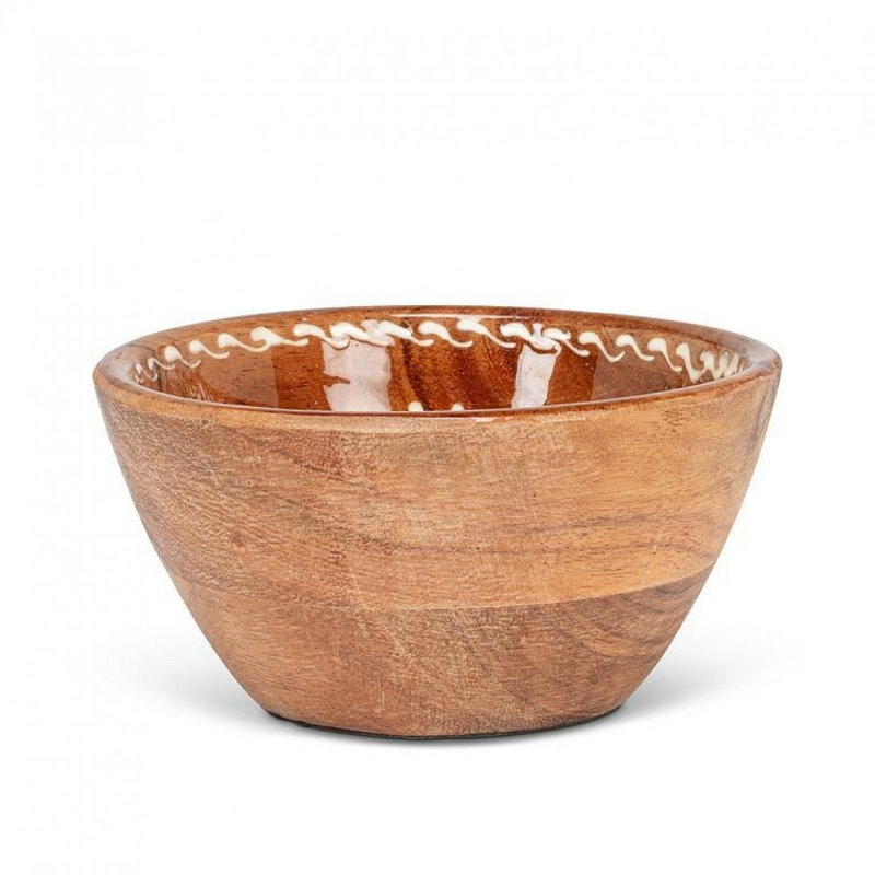 Bol moyen à pois et à fleurs, 4.5"
