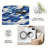 Blue White Abstract Geometric carpet-easy to clean, machine-washable, soft and comfortable; suitable for door mats, kitchens, living rooms, bedrooms, corridors, and laundry areas. Easy to clean, durable carpet for home decoration.-1424067208