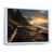 White Floater Framed