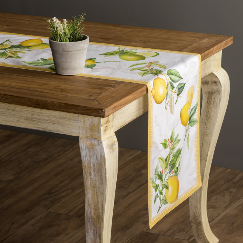 100% Cotton Table Runner, 108" L x 14.5" W