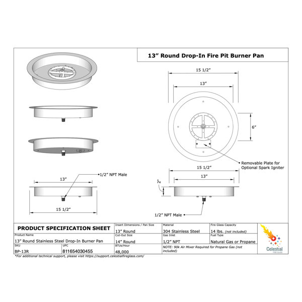 Dimensions du produit
