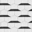 Peak Hex 9" x 10" Porcelain Wall & Floor Tile