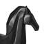  Zigler 13"  Tall Faceted Decorative Black Horse Sculpture-875373838