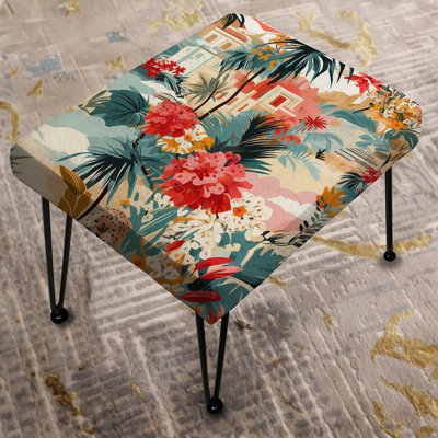 Urban Jungle City - Tropical Rectangle Ottoman
