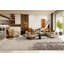 Leonardo Hand Knotted Abstract Area Rug in Silver/Brown-2087541566